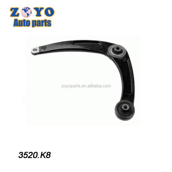 Nature Rubber Bushing Lower Forged Control Arm for Peugeot 307 3A/C 2008 Edition