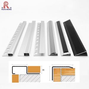 3mm Aluminum Stair Nosing For Concrete Stairs Powder Coating