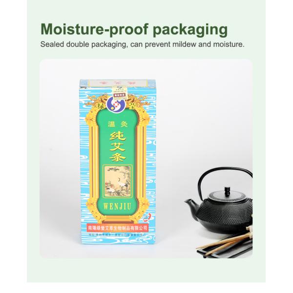 12*3cm Pure Moxa Rolls Extract Chinese Medicine Therapy Warm Moxibustion