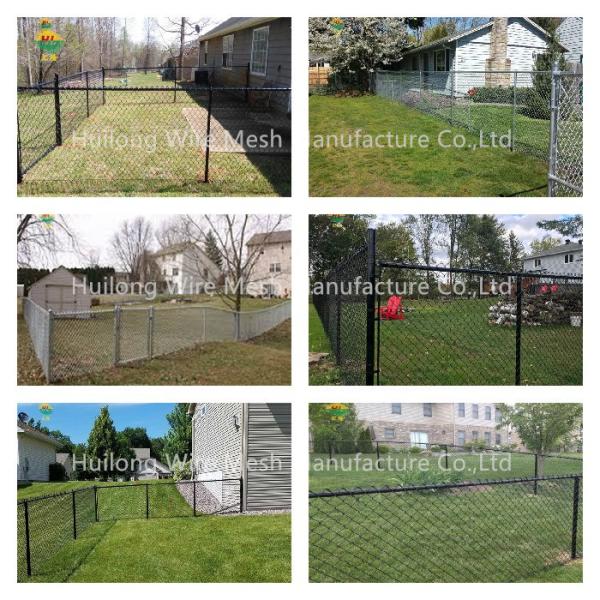 Galvanized Ral Chain Link Wire Fence 1-3/4" X 9 Ga X 10 Ft High 12 Ft High 30 Ft Roll