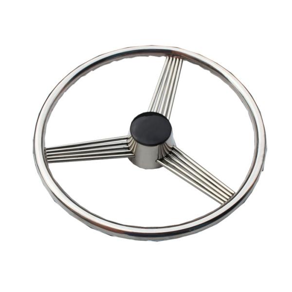 3/4" Tapered Shaft Sailboat Steering Wheel Highly Polished Marine Yacht Accessories
