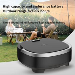 Cheap Fast Stereo Type Bluetooth Speaker Qi Charger Clock 3000mAh Battery wholesale