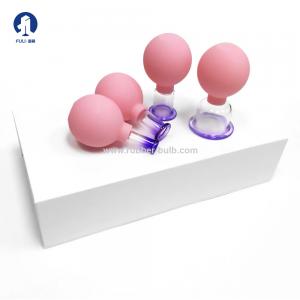 Cheap 15/25mm 4pcs Anti-aging Beauty Tool vacuum cupping set cupping treatment increase blood circulation wholesale