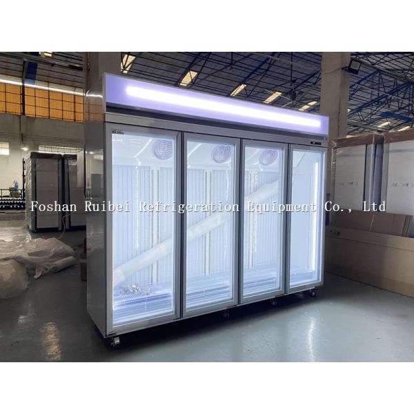 Upright Refrigeration Glass Door Commercial Refrigerator And Freezer