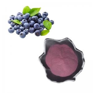 Cheap 100% Pure Concentrate Freeze Dried Fruit Fresh Blueberry Juice Powder Blueberry Extract Bulk Blueberry Powder wholesale