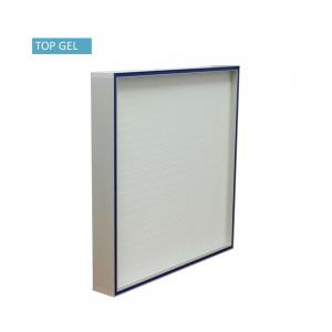Cheap Extruded Aluminum Frame H14 HEPA Filter Top Side Gel Seal For GMP Clean Room wholesale