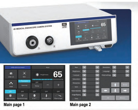 BTH-9210 UHD Medical 4K Endoscope Camera 7Inch Touch Screen