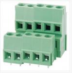 128B-3.5 3.81 Double Layer PCB Screw Terminal Block Green Plastic Material pcb