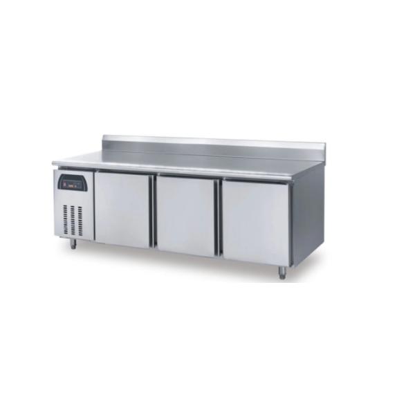 Quality Direct Cooling Stainless Steel Fridge Freezer 420 Liter for sale