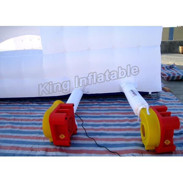 Waterproof Sewn White PVC Inflatable Event Tent Fast Inflated For Activity