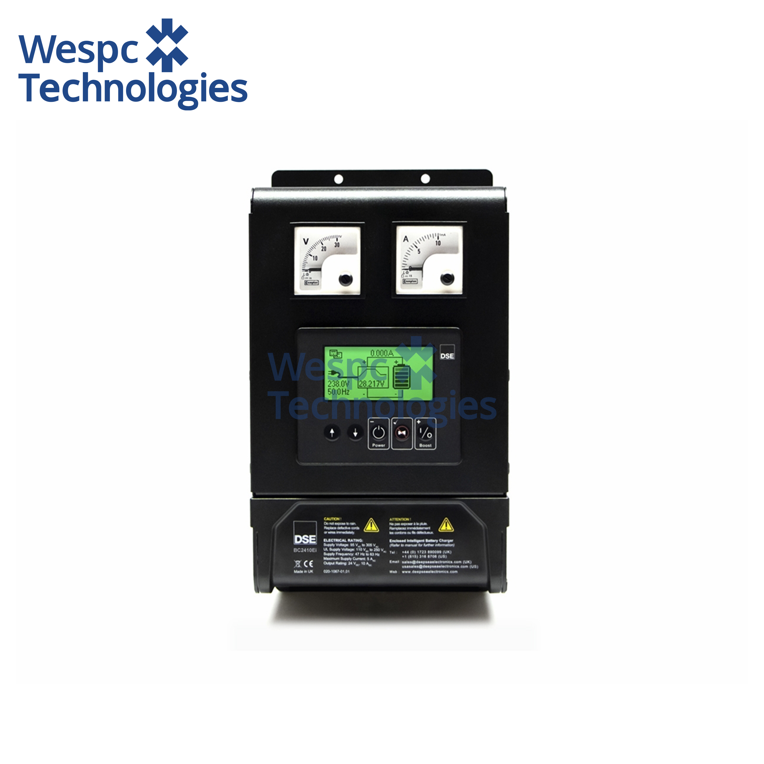 WESPC Original Deep Sea BC2410Ei 01 Enclosed Intelligent Battery Charger