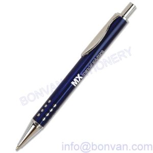 Cheap click metal pen, 24 holes metal pen,click promotional pen wholesale