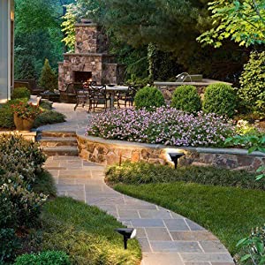 IP55 1.5W Outdoor Solar Landscape Spotlights , 200LM Solar Outside Security Lights