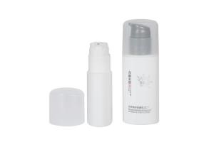 China Sunscreen packaging PP Airless bottle 30ml  50ml  Oval design airess pump bottle on sale