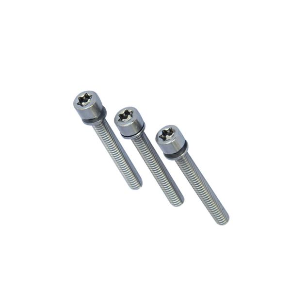 M5*25mm Silver-plated Stainless Steel Mechanical Screw Silver-plated Stainless Steel Non-standard Custom Machine Screws Cylindrical Head Screws TOX