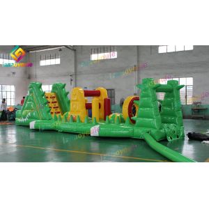 Cheap Durable Commercial Inflatable Obstacle Course / Aqua Water Trampoline wholesale
