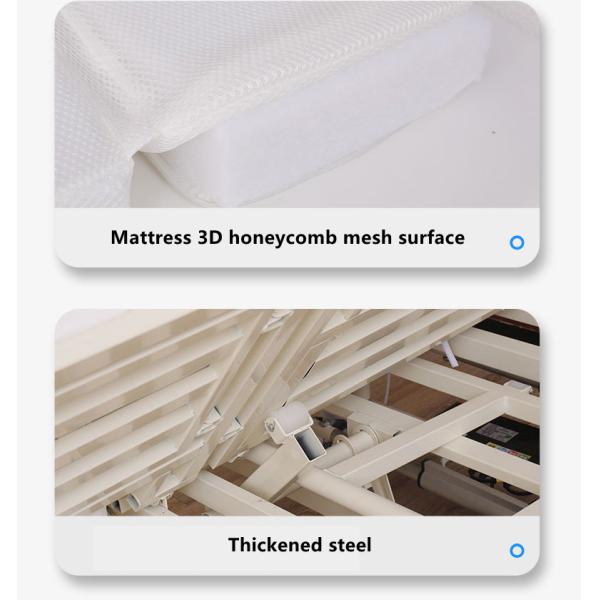 Length 2000mm Hospital Nursing Bed Remote Control Icu Hospital Bed