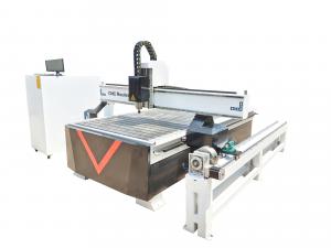 Cheap Rotary Wood CNC Milling Machine Woodworking Wood Carving CNC Machine Four Axis wholesale