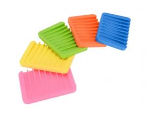Cheap Bathroom Silicone Soap Dish Tray Holder Waterproof For Kitchen wholesale