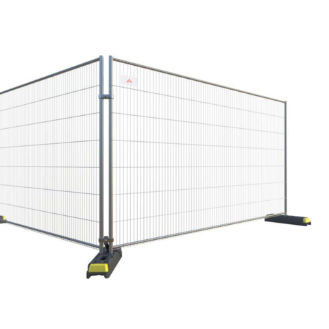 Square Top Anti Climb Steel Temporary Fencing Hot Dip Galvanized 3.5m