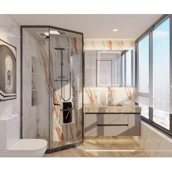 Effortlessly Elegant Fadior Stainless Steel Bathroom Vanity Cabinet Luxury At