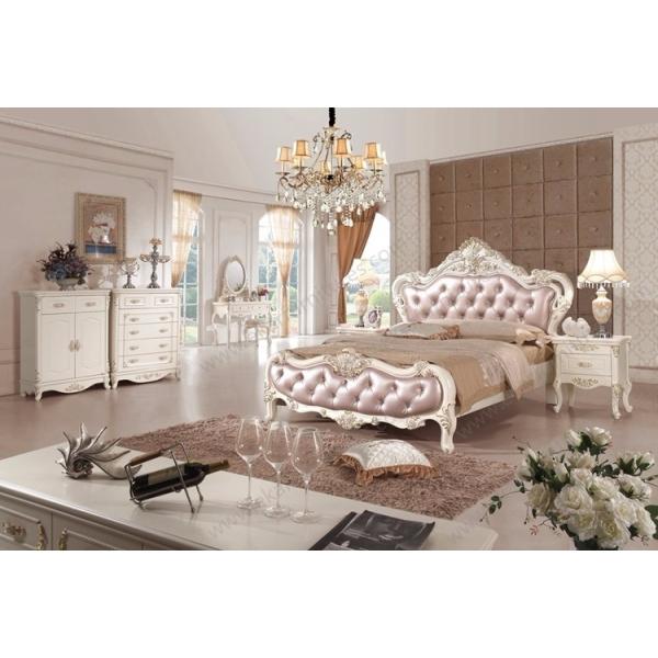 China bed making factory high quality fashionable king size bed 6018