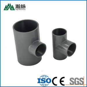 Cheap Customized 3 Way PVC Pipe Fittings DN 20mm 30mm For Water Supply wholesale