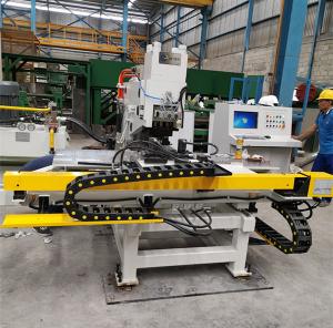 China Good Rigidity CNC Plate Punching Marking Machine C - Type Plate Welding Frame on sale