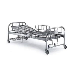 Cheap 4 Castors Manual Hospital Nursing Bed Stainless Steel wholesale