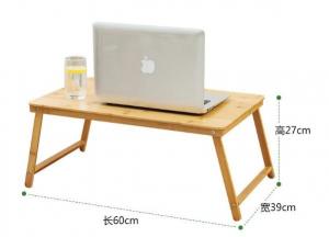 Cheap Bamboo Foldable Bed Trays, laptop table on bed, bamboo made wholesale