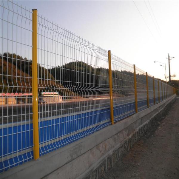 3D Powder Coated Metal Wire Mesh Fence with Square Round Post