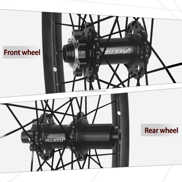 Aluminium Alloy 29er Mtb Wheelset Rainbow Mark BMX Disc Brake Black Ring