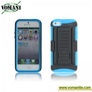 Cheap PC+silicone case for iphone5, Belt clip cover, transformers design wholesale