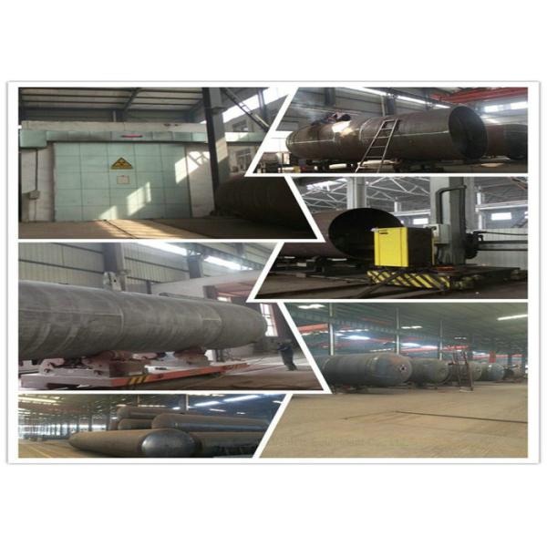 Industrial Steel 25T LPG Gas Tank 60m3 , Bullet Storage Tank ASME Standard