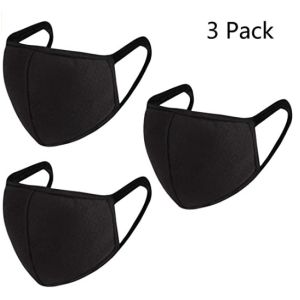 Cheap Thick Washable Cotton Face Masks Black Anti Dust Cotton Mouth Face Mask wholesale