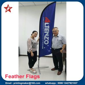 Cheap Promotion Feather Flags Custom With Kits wholesale