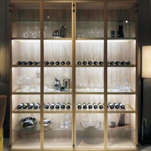 Black Kitchen Cabinet Drawer 450mm Aluminum Alloy Frame