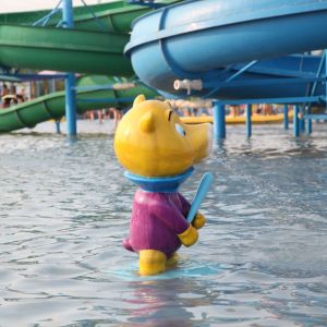 Cheap PVC Kids Recreation Spray Park Equipment / Purple Splash Park Equipment wholesale