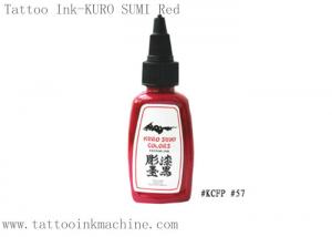 China OEM Kuro Sumi 0.5OZ / 1OZ Eternal Tattoo Ink Red Color For Tattooing Body on sale