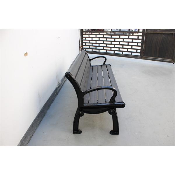 Waterproof Plastic Wooden Bench , Anti Rust Durable Wooden Garden Bench Seat