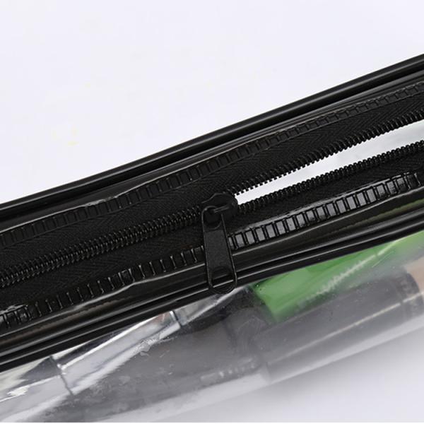Boys or Girls 19*7*4.5cm Clear Exam Pencil Case with Zipper and 2022 at Office School