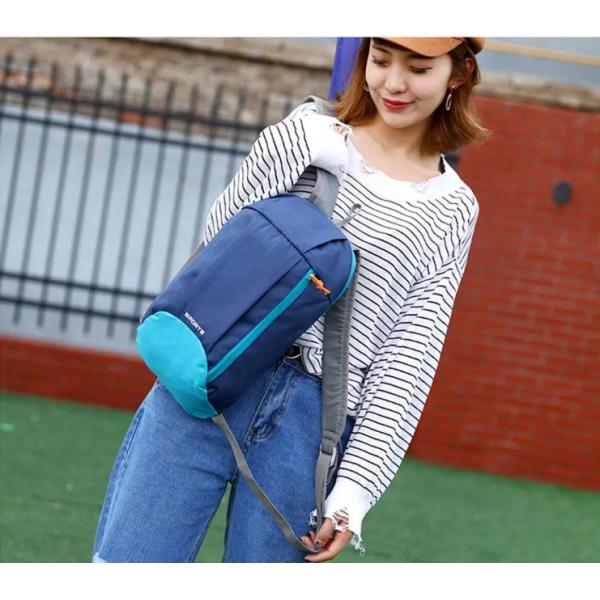 Lightweight Leisure Backpacks , 600D Polyester Foldable Stylish Travel Bags