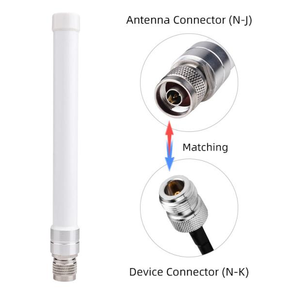698MHz-960MHz 20W Fiberglass 4G LTE Outdoor Antenna External OMNI Directional