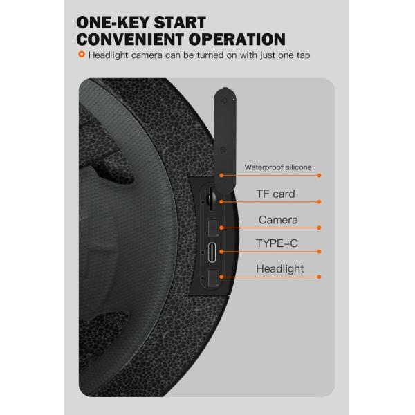 1080P Video Recorder Front Camera Helmet For Motorcycle Mountain Bike Bicycle Scooter