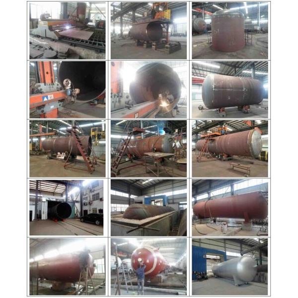 20cbm 20000 Liters Large LPG Storage Tanks High Strength With Dispenser Equipment