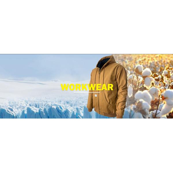 12oz Fire Resistant Duck Canvas Jacket Cotton Windproof FR Winter Quilt Lined Jackets