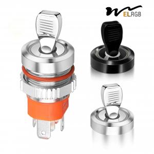 China 16mm 16A Metal Toggle Switch LED Light Spare Parts Push Button Toggle Switch on sale