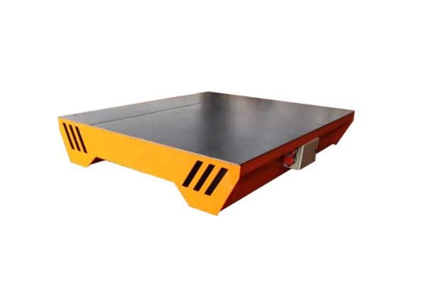 Battery Powered Transfer Cart 6 Tons Stainless Steel Platform Electric Transport Cart