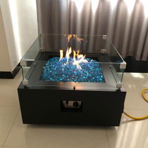 Cheap Square 800mm Garden Gas Fire Pits 31.5 Inch Electric Fire Pit Garden wholesale