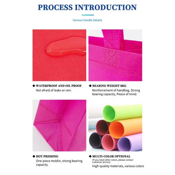 Wholesale Eco Friendly Non Woven Bag Reusable Grocery Supermarket Shopping Bag Non Woven Vest Bag